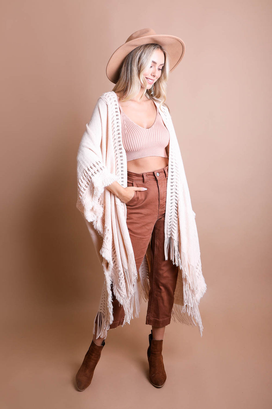 Open-Front Ruana