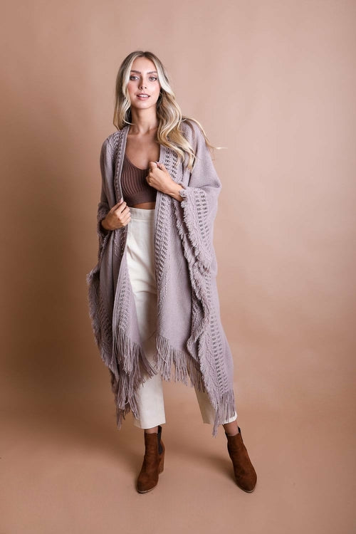 Open-Front Ruana