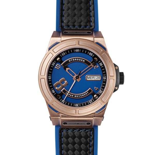 Otto Blue Rose Gold Men's Watch