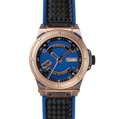 Otto Blue Rose Gold Men's Watch