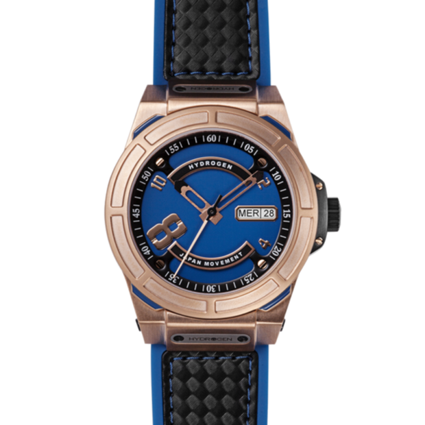 Hydrogen Blue Dial Rose Gold Watch: Elevate Your Everyday Look