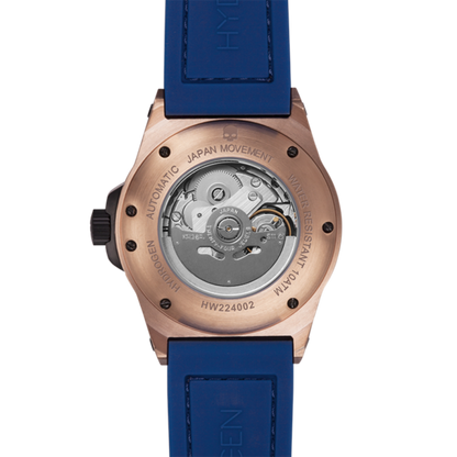 Otto Blue Rose Gold Men's Watch