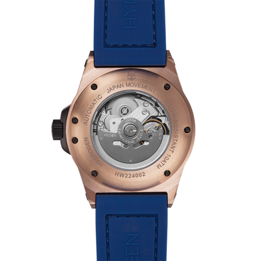 Otto Blue Rose Gold Men's Watch