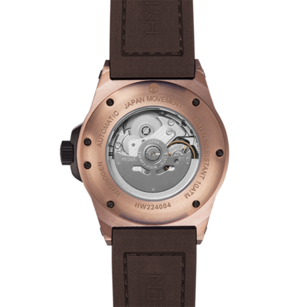 Hydrogen Rose Gold Date Dial Watch