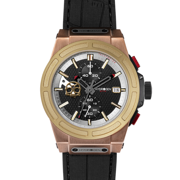 Otto Chrono Gold and Brown Men's Watch