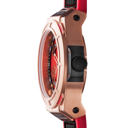 Otto Red Rose Gold Men's Watch