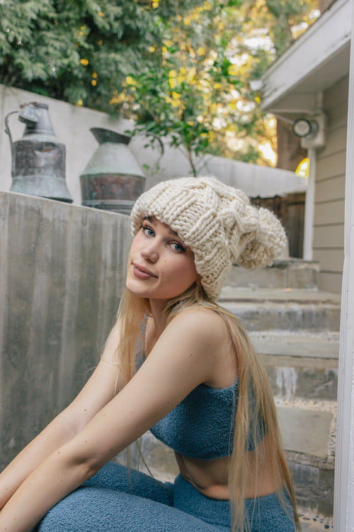 Chunky Pom Beanie