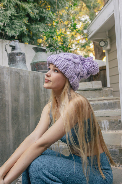 Chunky Pom Beanie