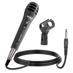 5Core XLR Microphone Dynamic Mic Karaoke Singing Studio Mics Handheld