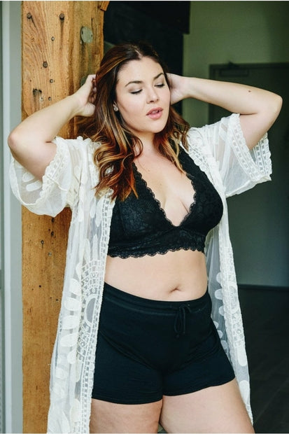 Plus Size Halter Bralette