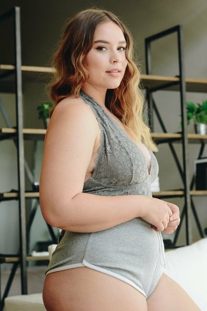 Plus Size Halter Bralette