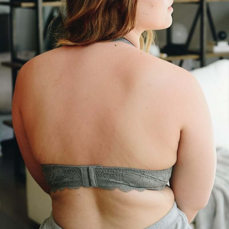 Bralette dos nu grande taille 