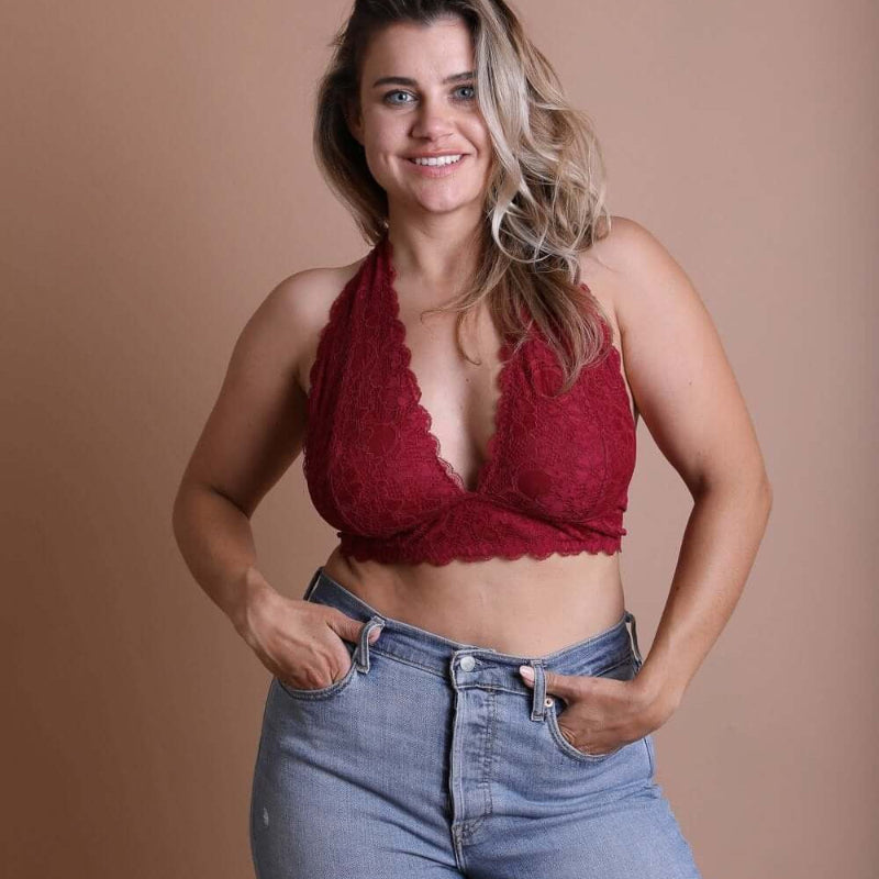 Bralette dos nu grande taille 