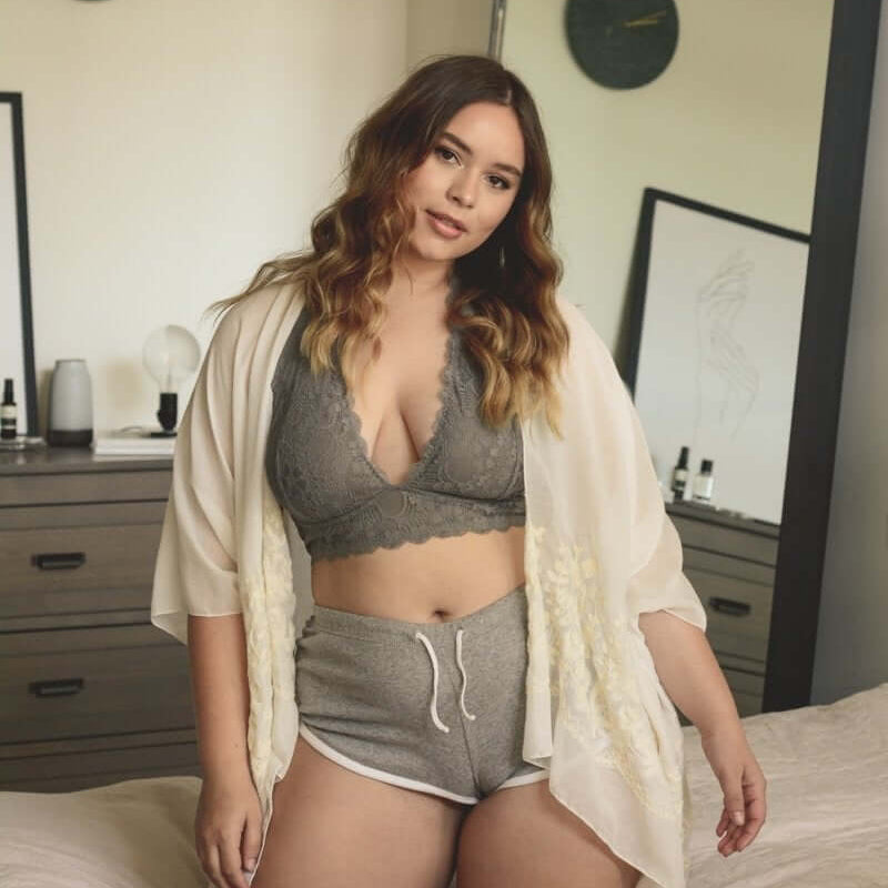 Bralette dos nu grande taille 