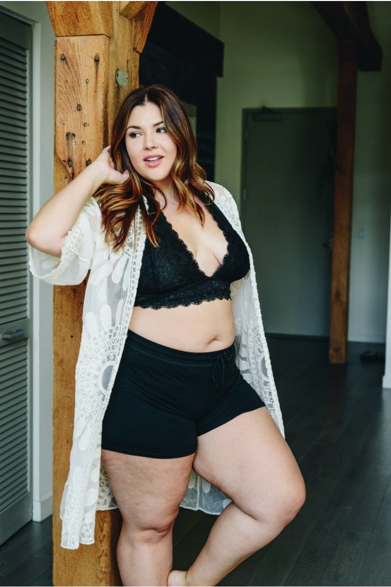 Plus Size Halter Bralette