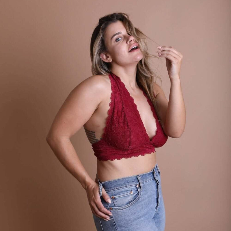 Bralette dos nu grande taille 