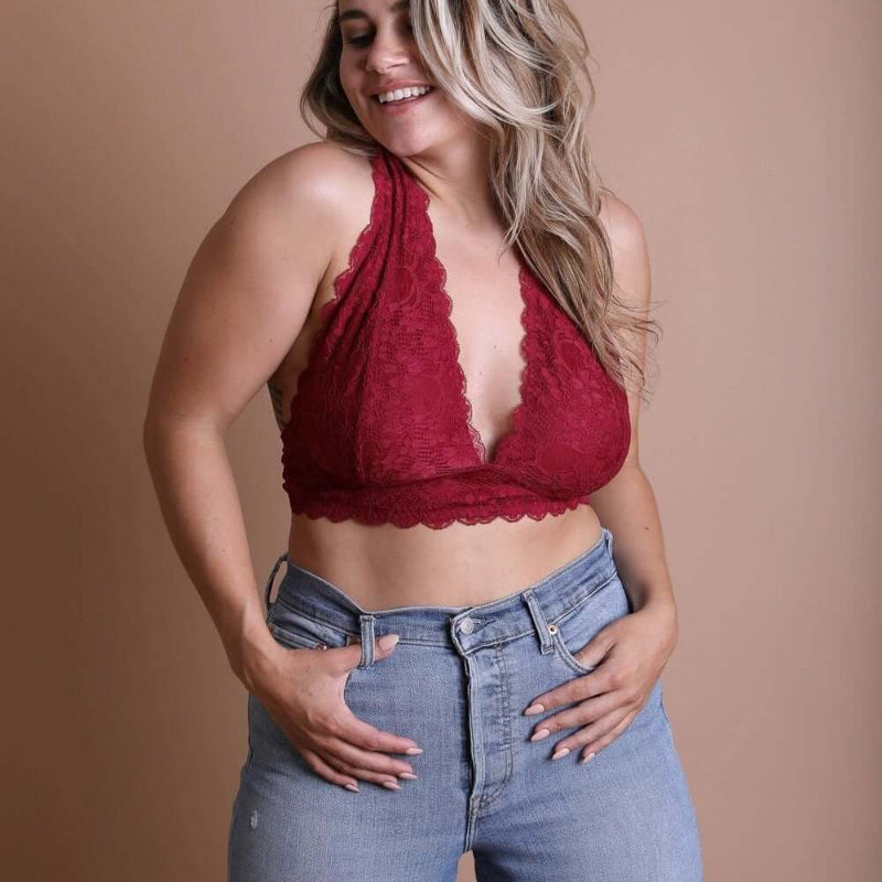 Bralette dos nu grande taille 