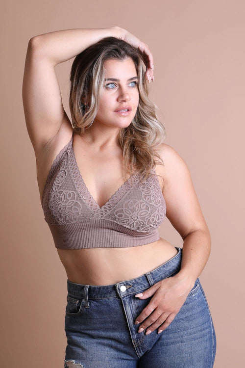 Plus Sized Lace Bralettes.