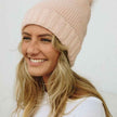 Soft Knit Pom Beanie – Warm & Stretchable Winter Hat