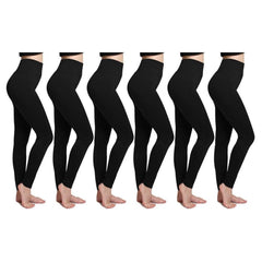 3 Pack Women‚Äôs Fleece Lined Leggings High Waist Stretchy warm