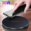 30W Fast Wireless Charger – Universal Qi Charging Pad for iPhone & Android