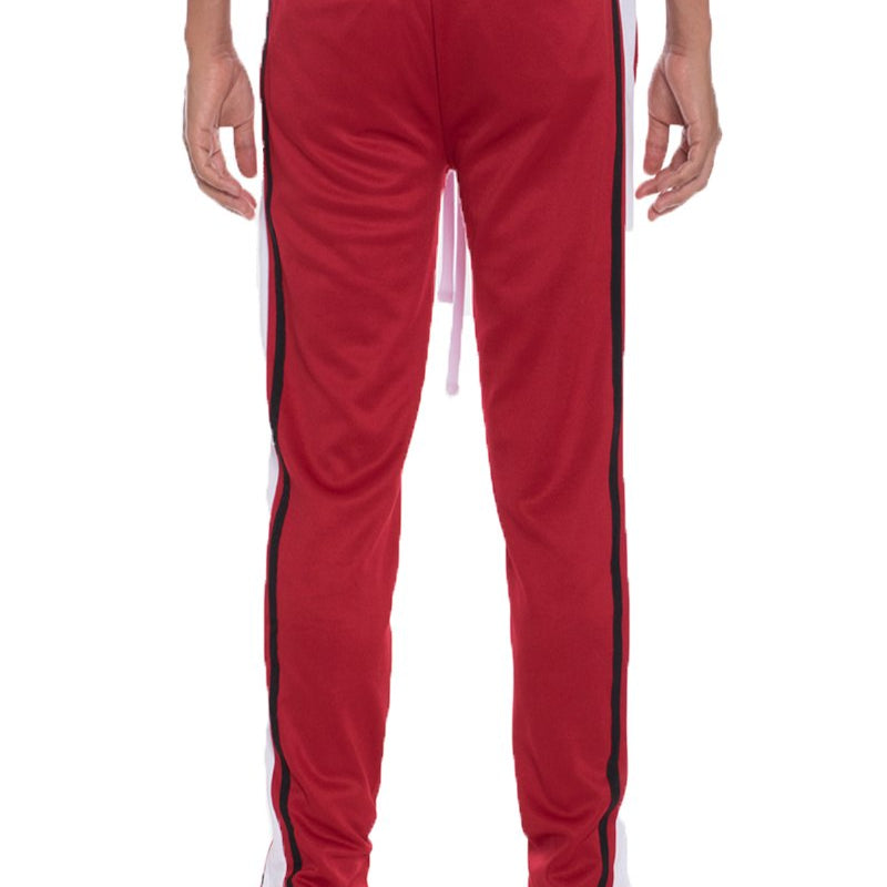 Men’s Track Pants – Side Stripe Athletic Joggers in Multiple Colors