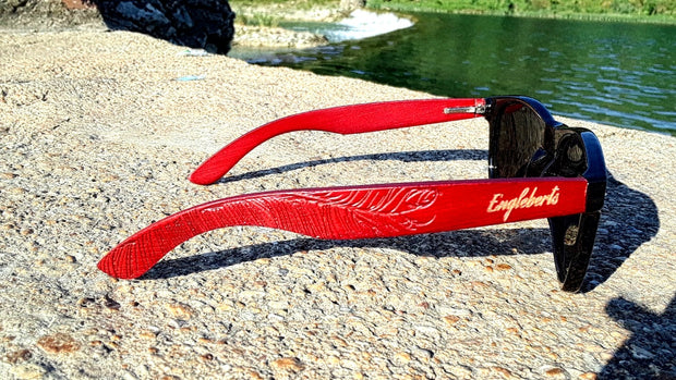 Rosewood Engraved Sunglasses