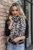 Reversible Leopard Scarf