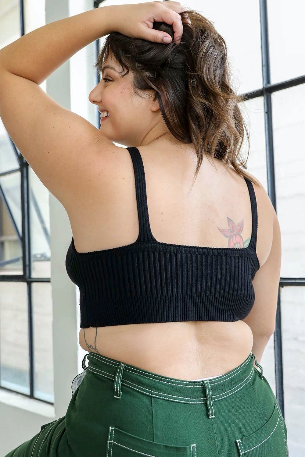 Rib Knit Crop Tops