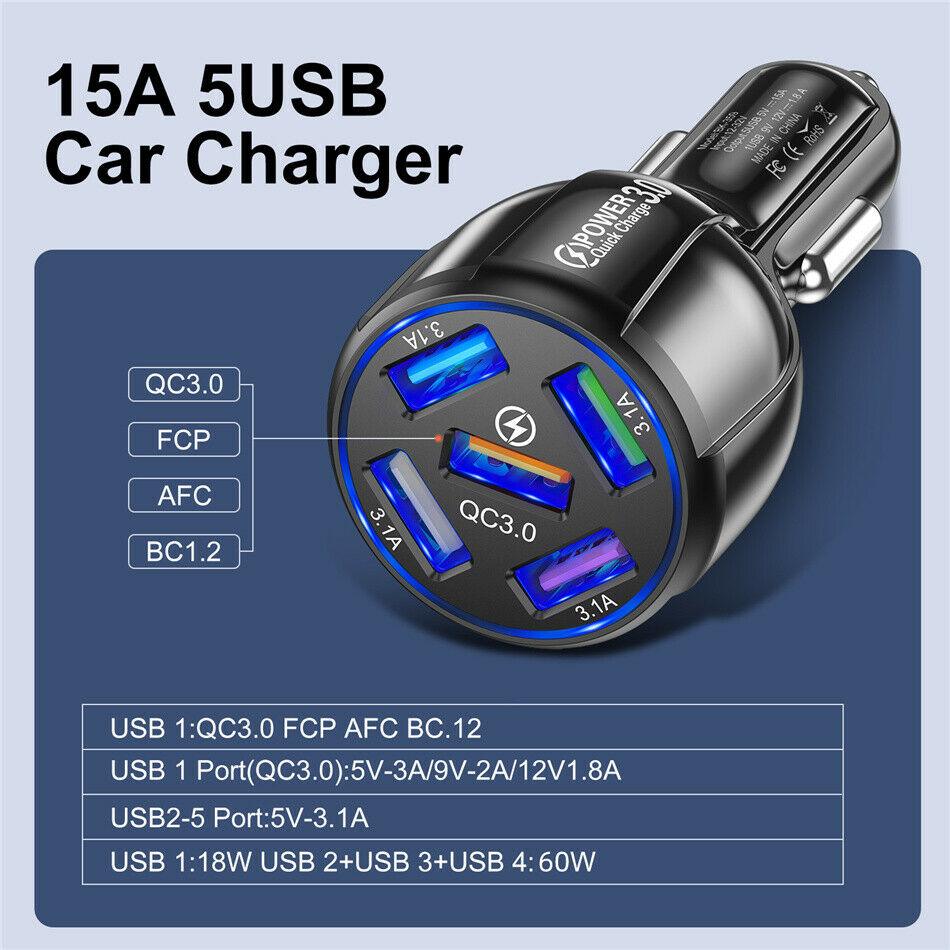 Pack chargeur de voiture 