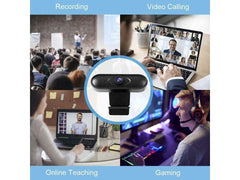 DT 1080P Full HD Webcam with Built-in Microphone for PC/Mac