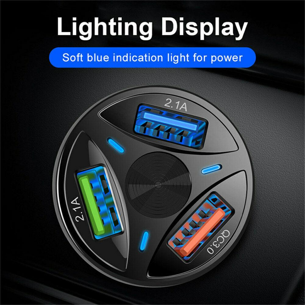 3-Port Fast Car Charger