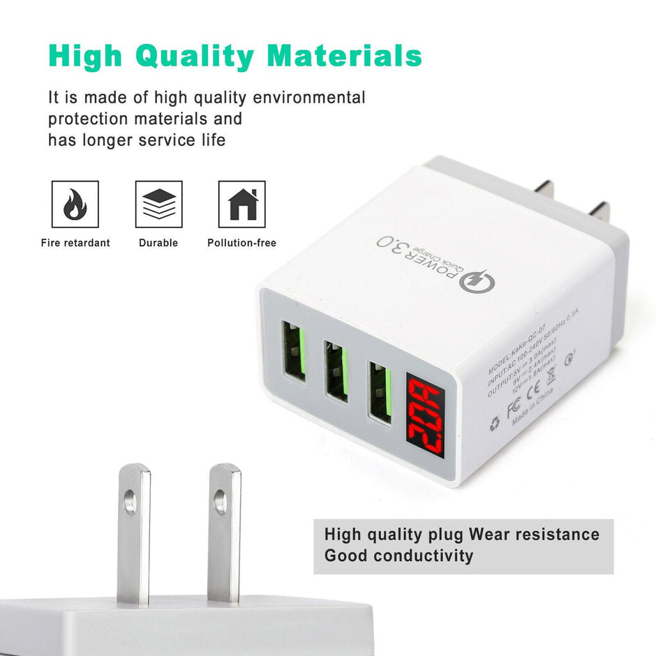Chargeur rapide LED