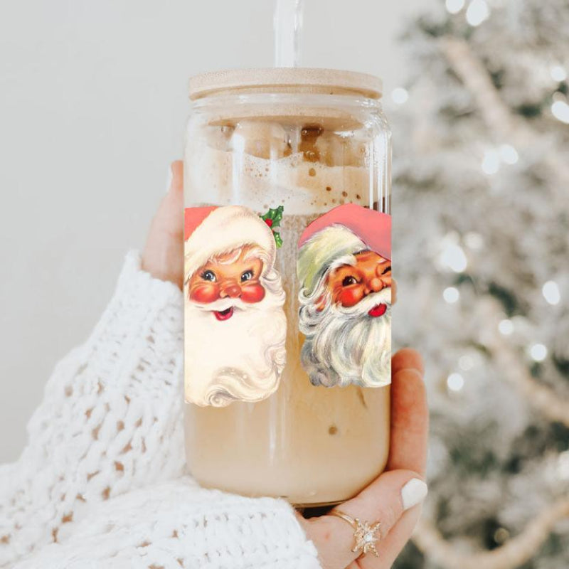 Merry and Bright Glass Cup