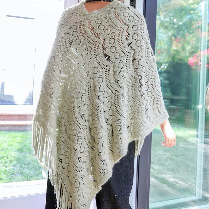 Scallop Lace Poncho