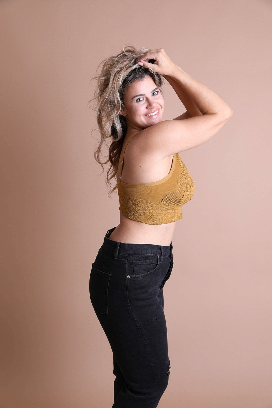 Bramis texturizado acolchado sin costuras 34 DD - 42 C.