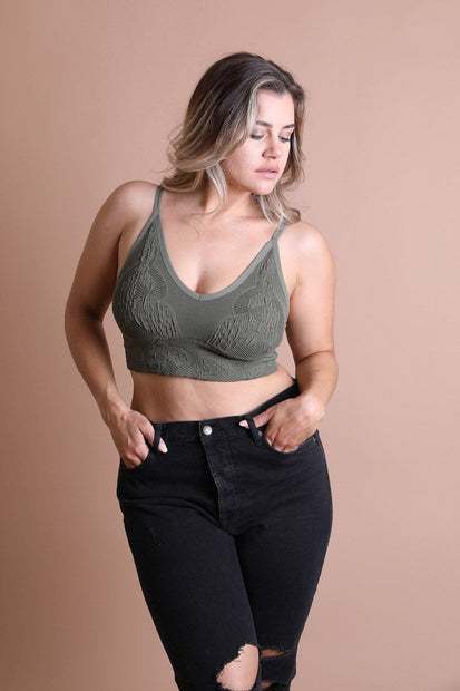Bramis texturizado acolchado sin costuras 34 DD - 42 C.