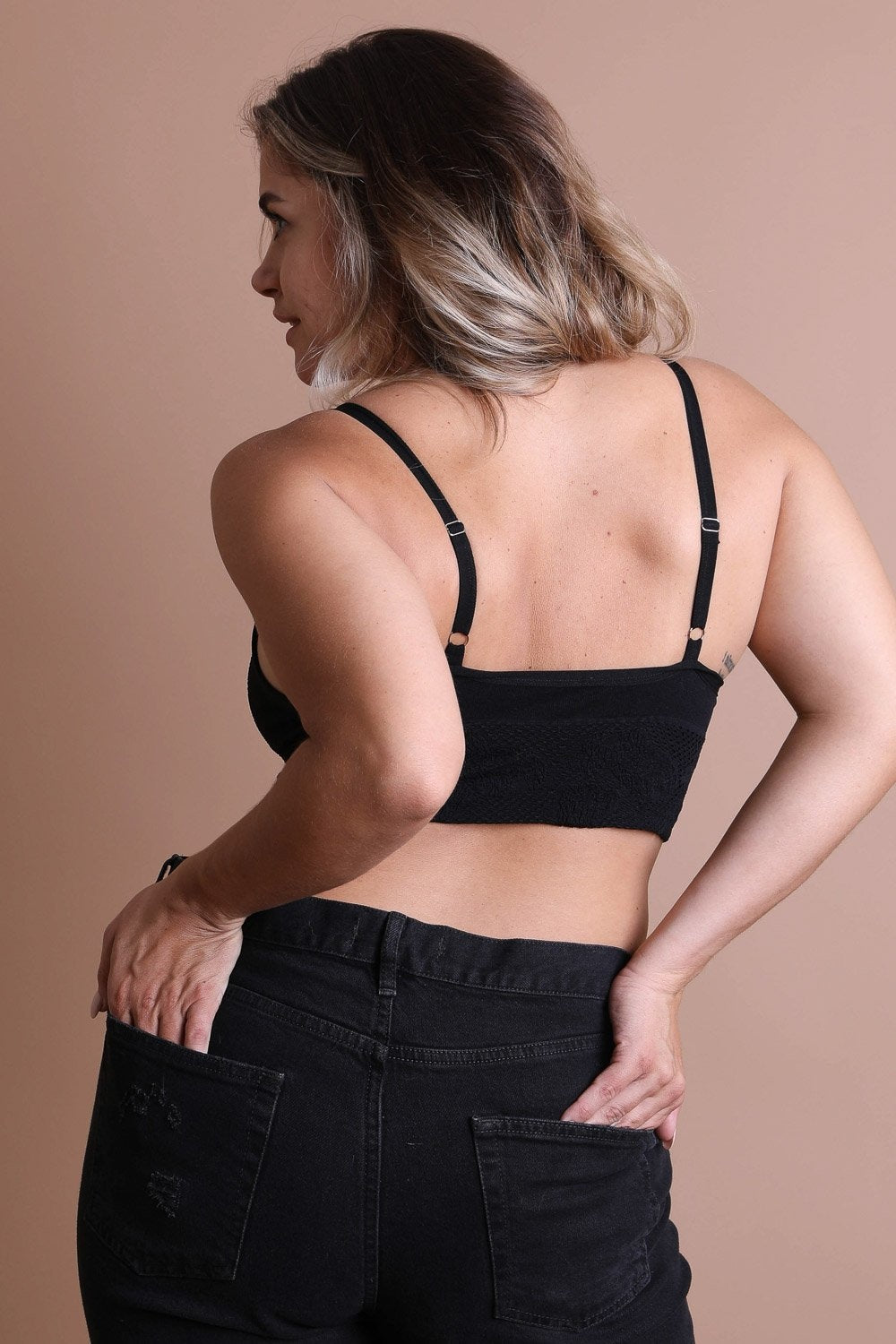 Bramis texturizado acolchado sin costuras 34 DD - 42 C.