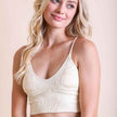Seamless Padded Textured Brami – Mustard - Comfortable & Stylish