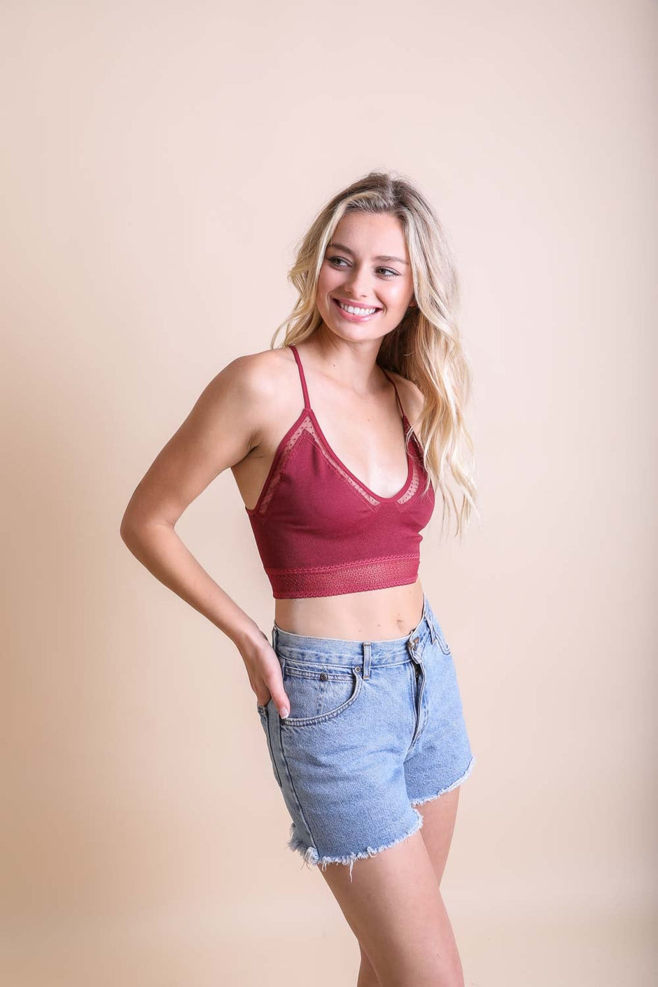 Polka Lace Bralettes