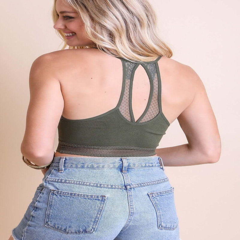 Polka Lace Bralettes