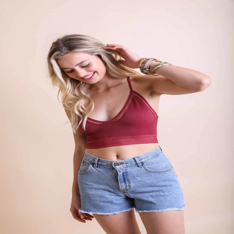 Polka Lace Bralettes