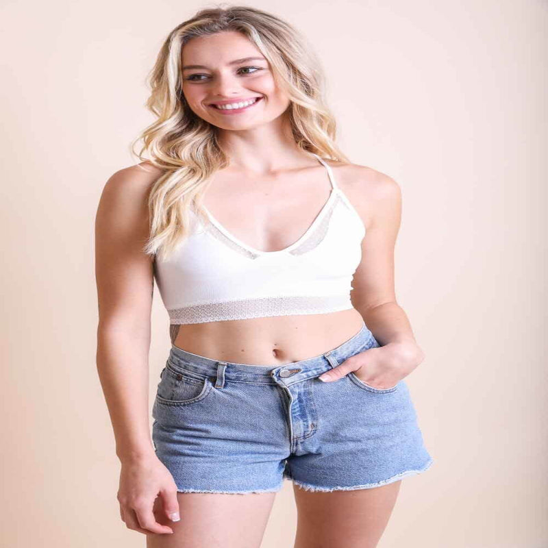 Polka Lace Bralettes