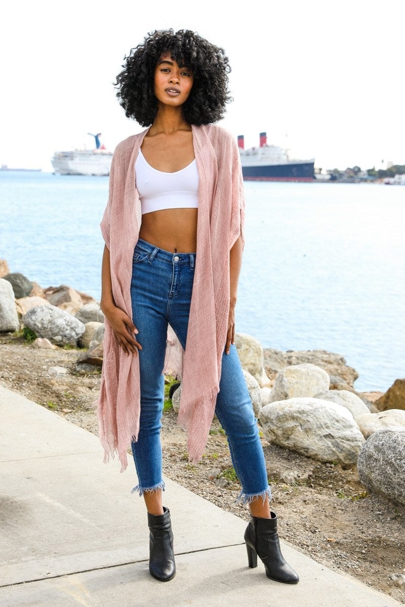Glam Sequin Kimono