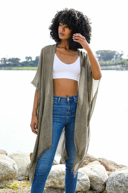 Sequin Kimono