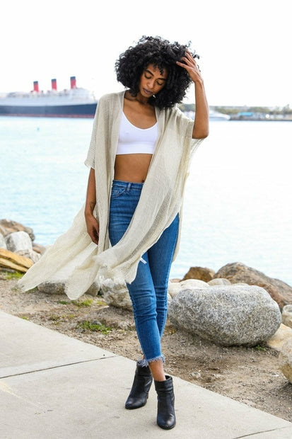 Sequin Kimono