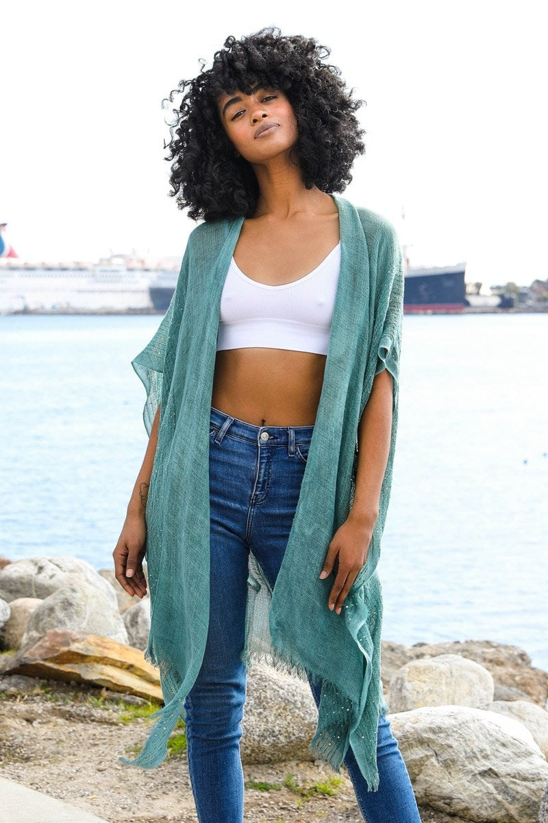 Glam Sequin Kimono