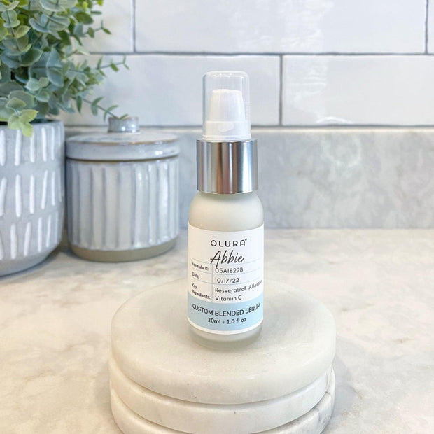 Olura Sarah Custom Blended Serum - Chamomile, Peptides & Gly - 30ml