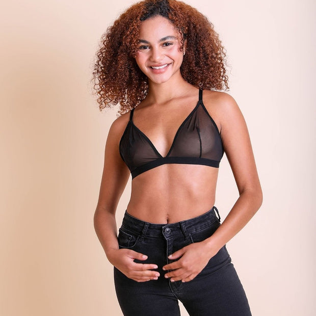 Bralettes de malla transparente SL.