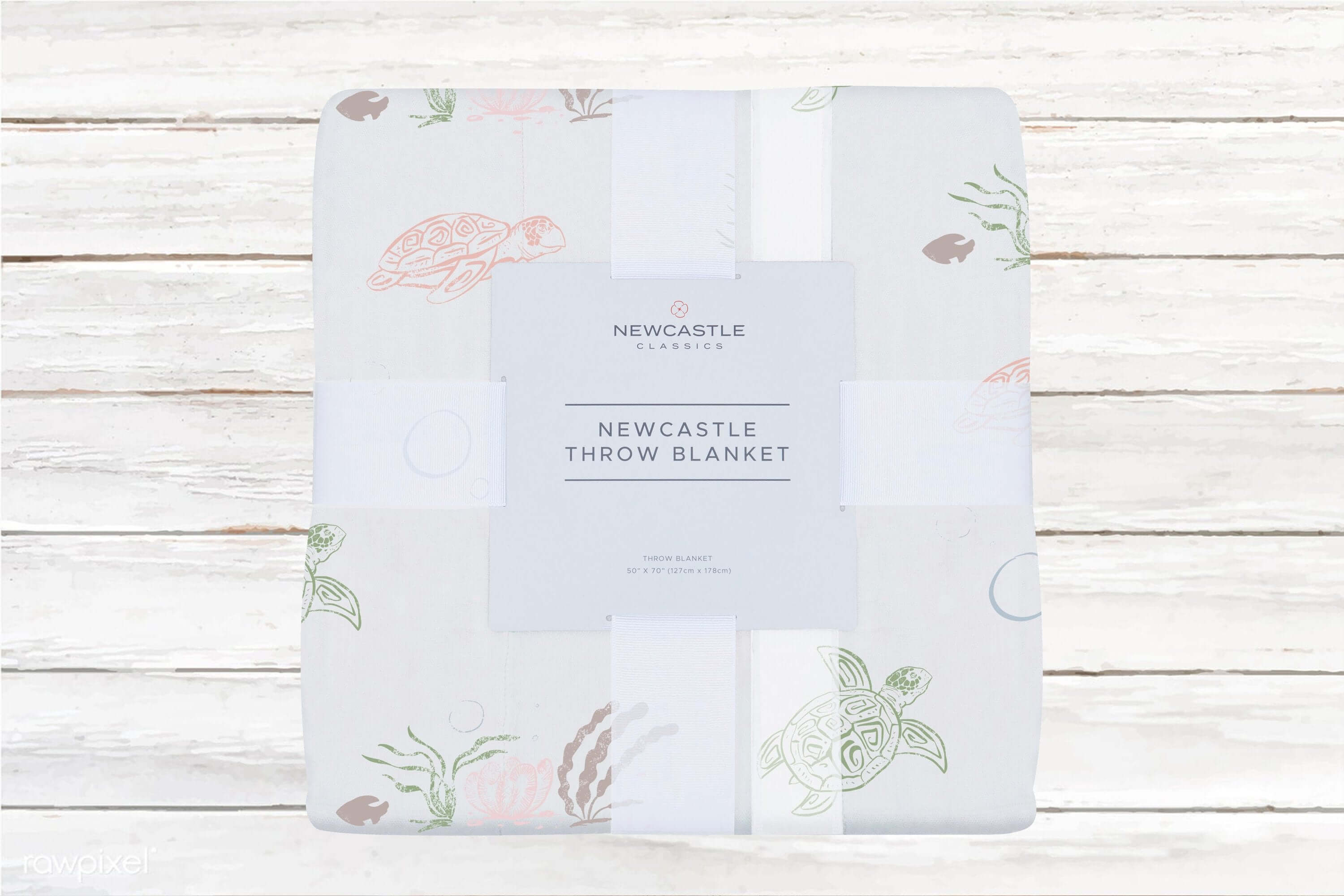 Turtles Bamboo Throw Blanket